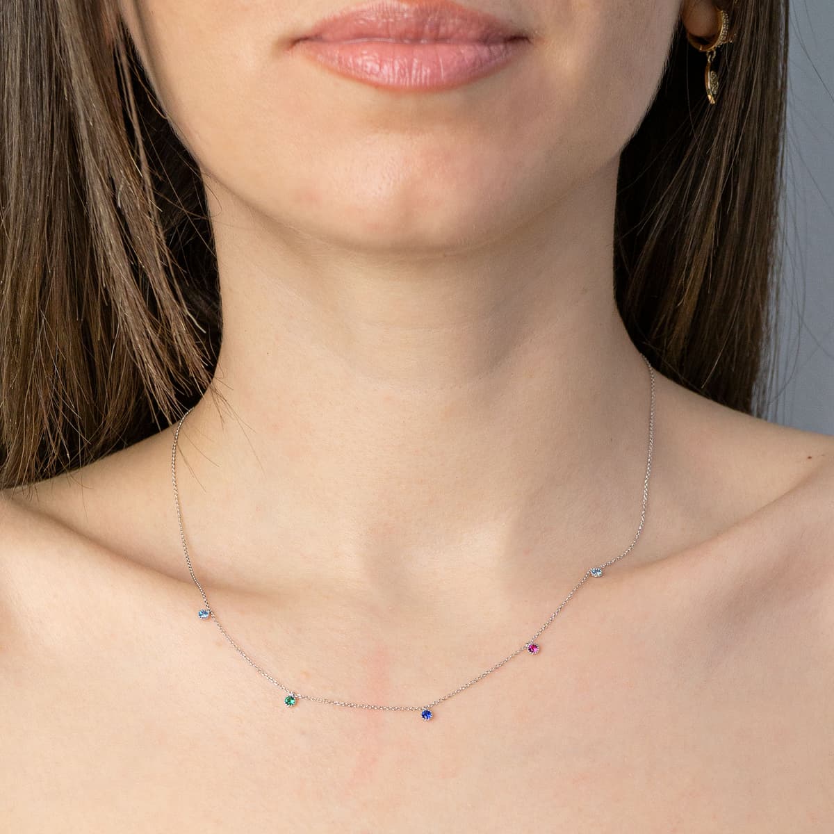 Women's Necklaces Gofas Silver