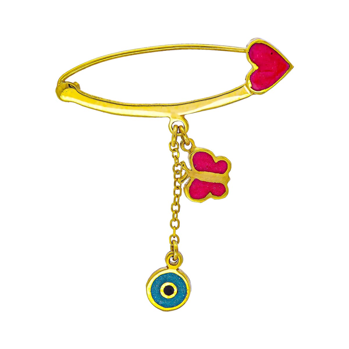 Παραμάνα Για Νεογέννητο Από Κίτρινο Χρυσό 14 Καρατίων PR719