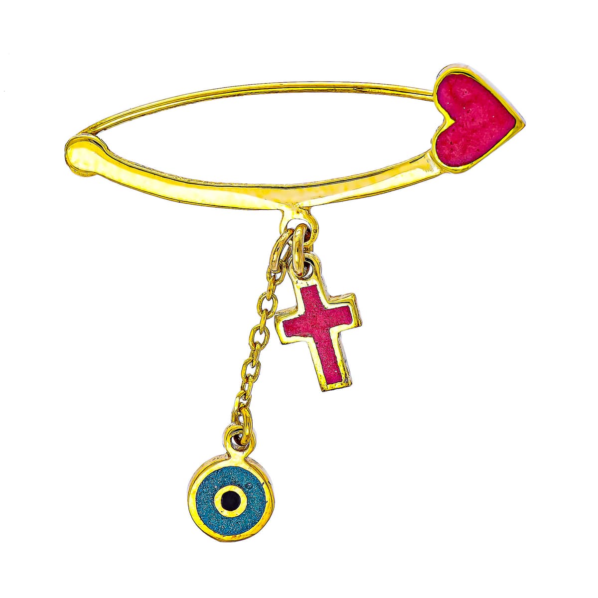 Παραμάνα Για Νεογέννητο Από Κίτρινο Χρυσό 14 Καρατίων PR720