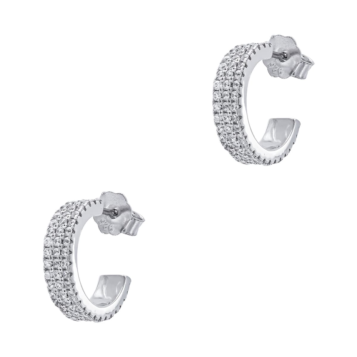 Women's Hoop Earrings Gofas Silver