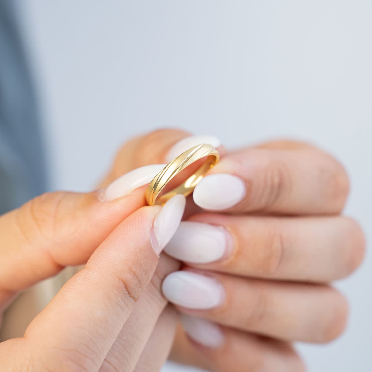 Women's Wedding Bands Gofas Silver