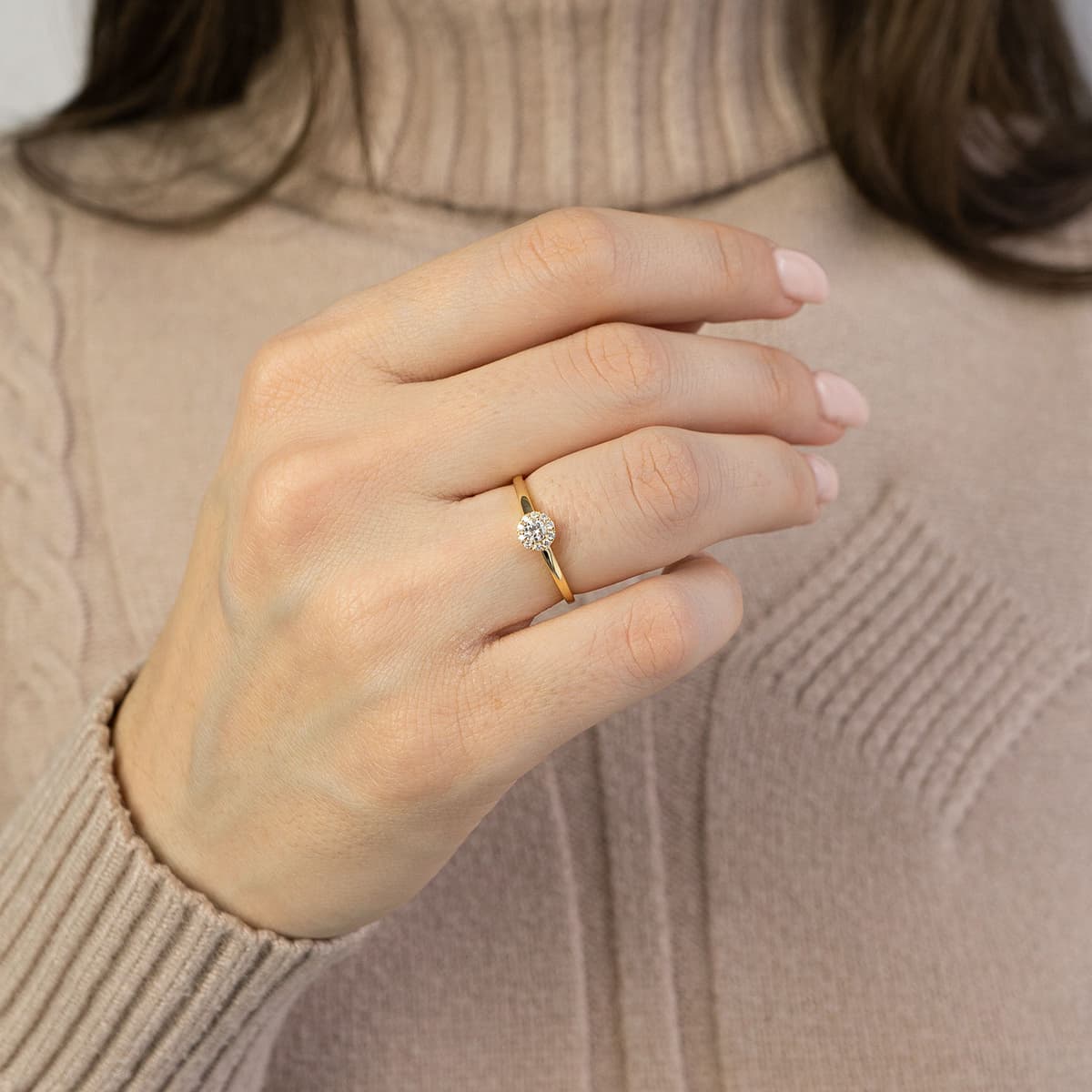 Women's Rings Diamond Group Gold