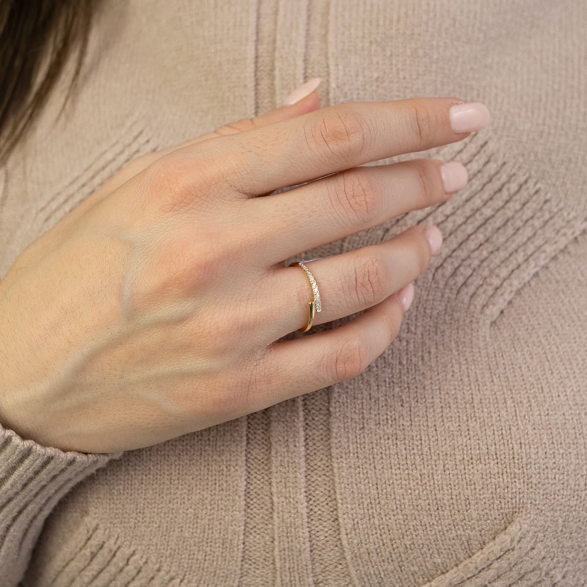 Women's Rings Diamond Group Gold