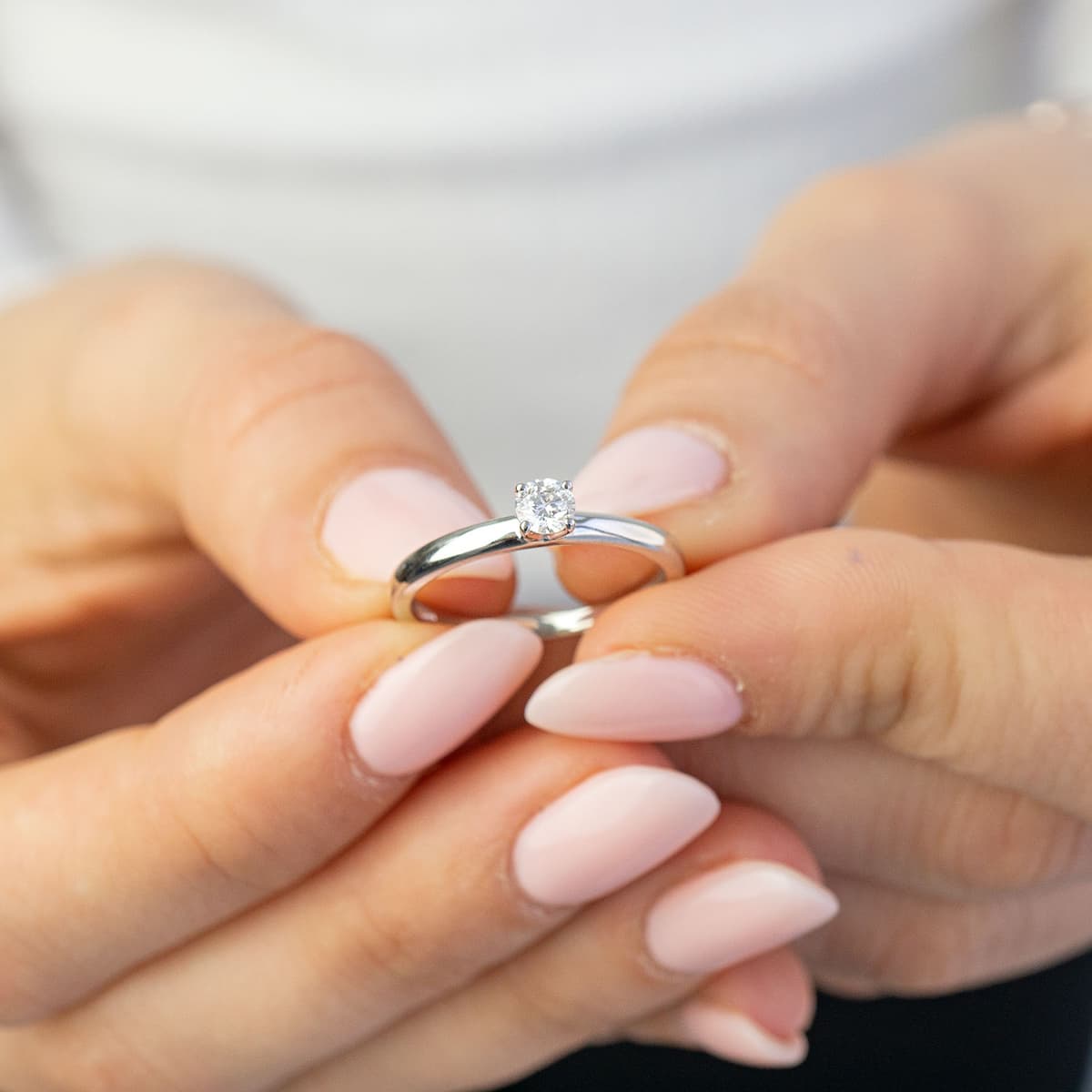 Women's Rings Diamond Group Silver