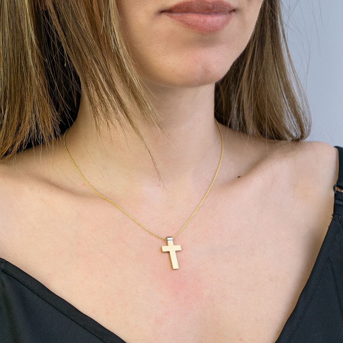 Boys' Baptism Crosses Gofas Gold