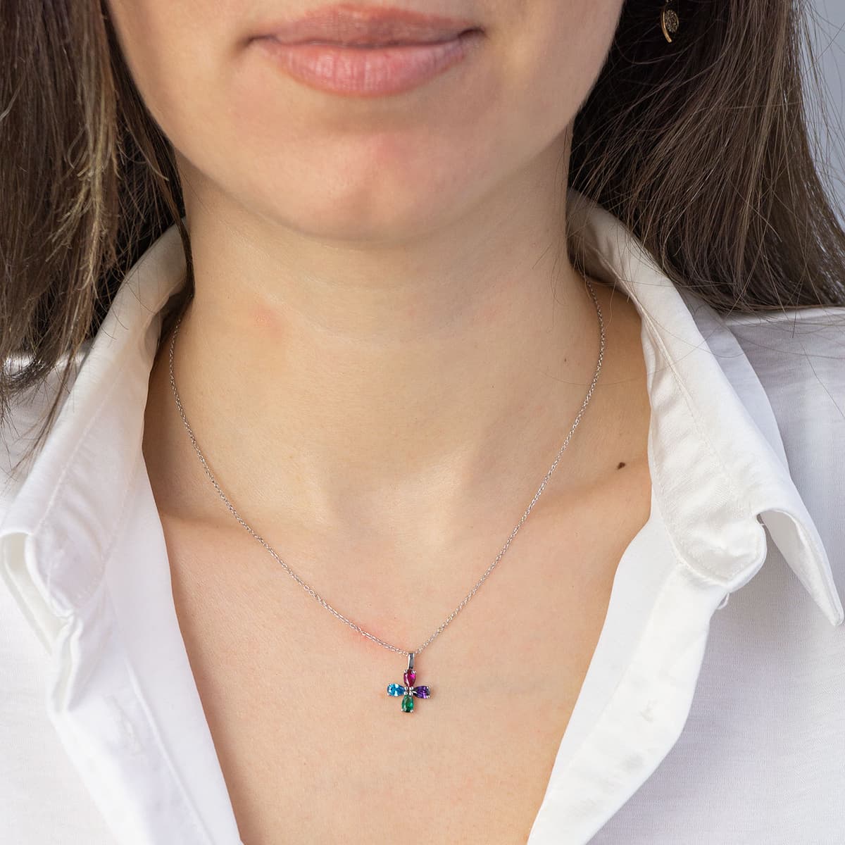 Women's Necklaces Gofas Silver