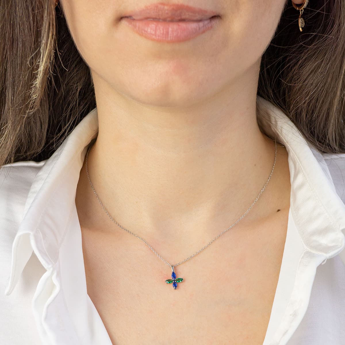 Women's Necklaces Gofas Silver