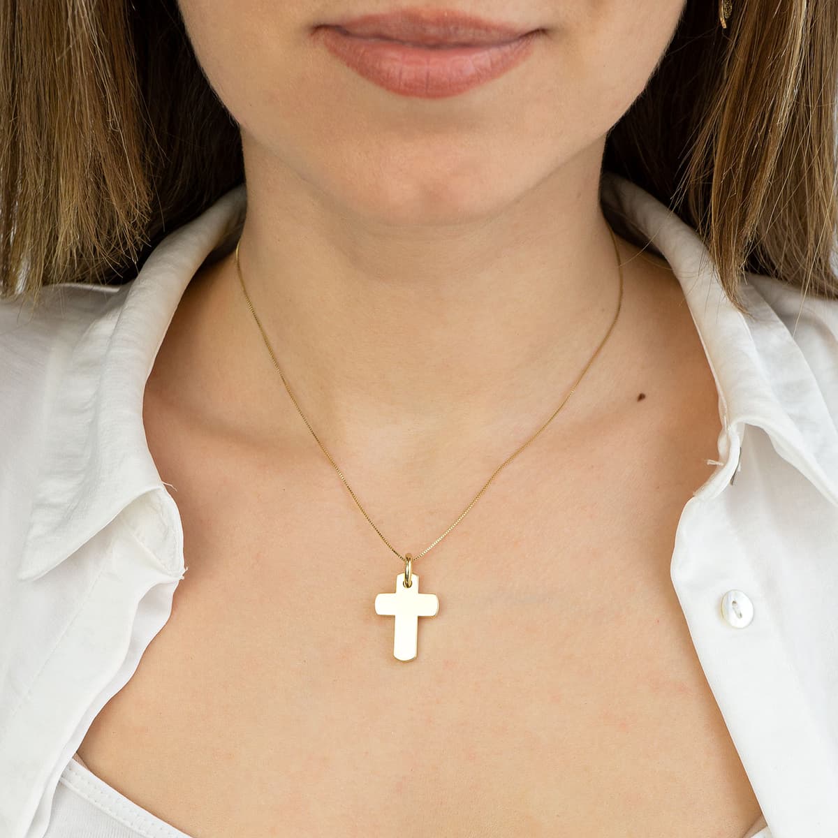 Boys' Baptism Crosses Gofas Gold