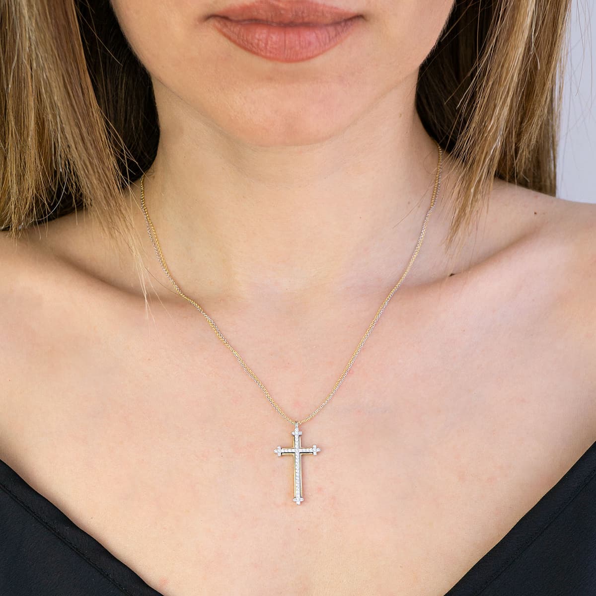 Girls' Baptism Crosses Gofas Gold