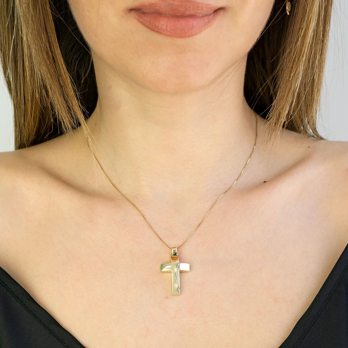 Boys' Baptism Crosses Gofas Gold