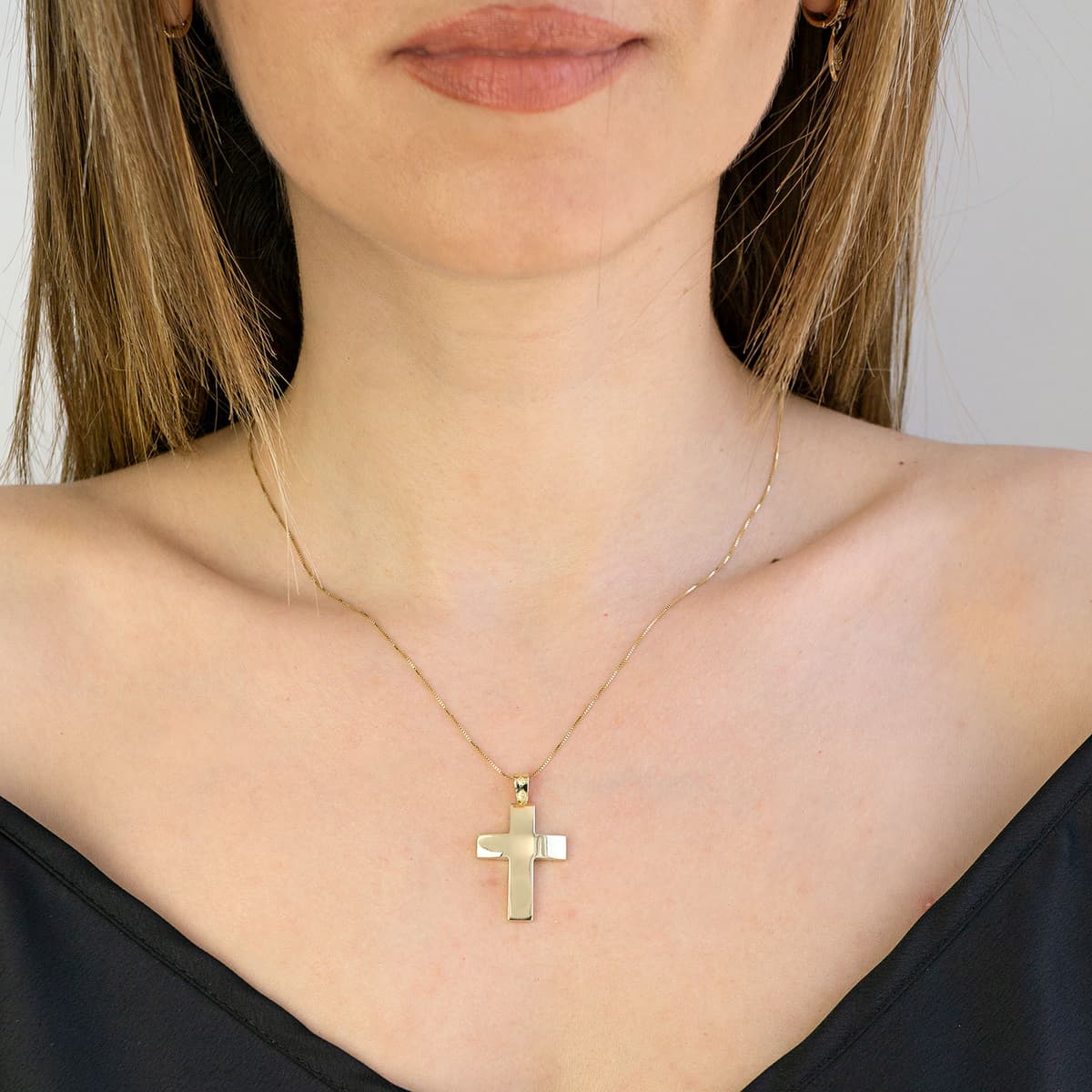 Boys' Baptism Crosses Gofas Gold