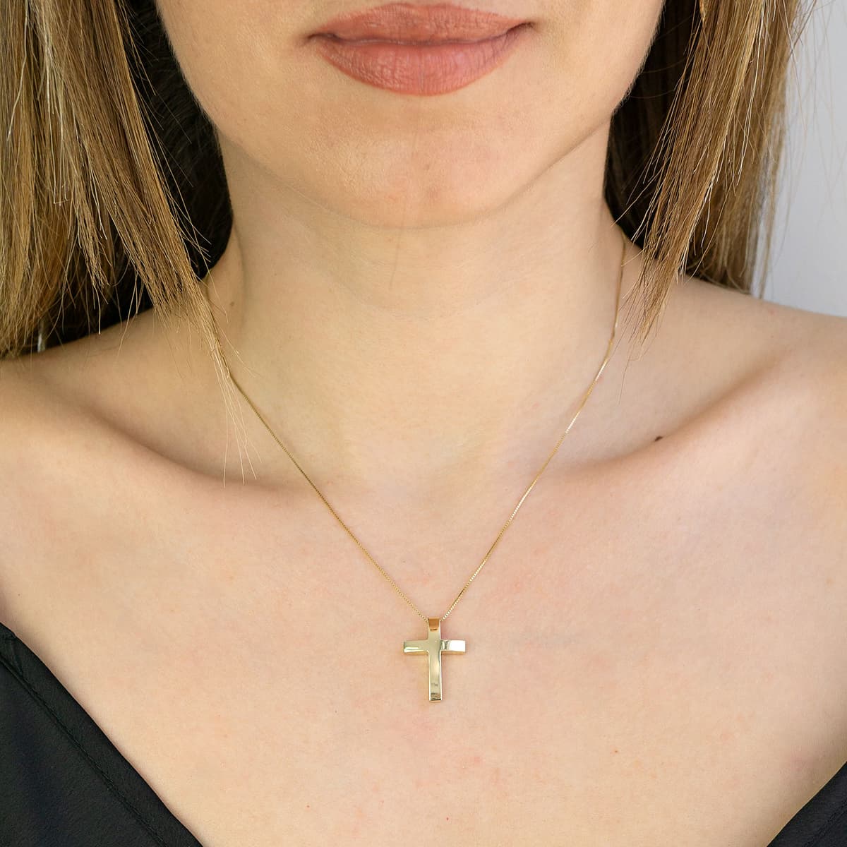 Boys' Baptism Crosses Gofas Gold