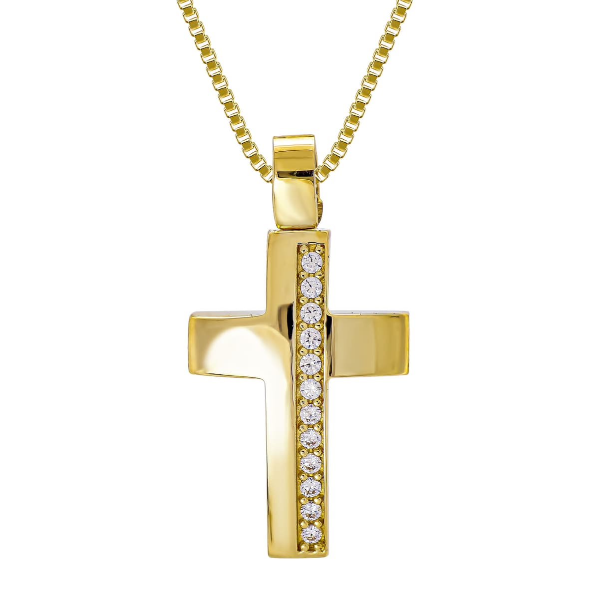 Girls' Baptism Crosses Gofas Gold