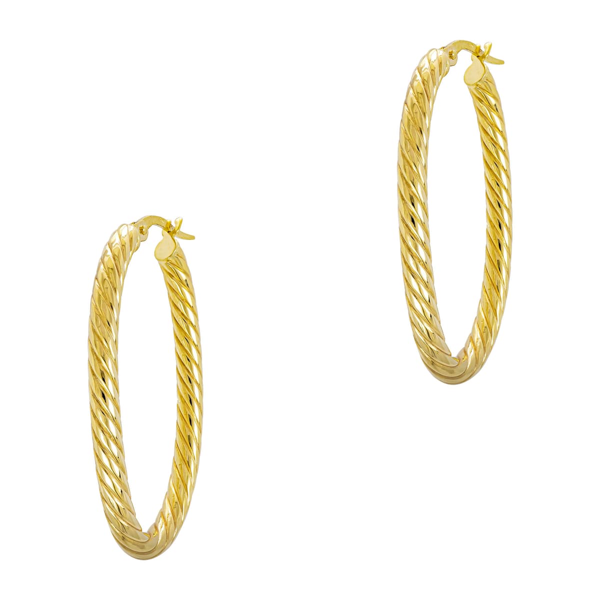 Σκουλαρίκια Κρίκοι από Κίτρινο Χρυσό 14 Καρατίων SK2820