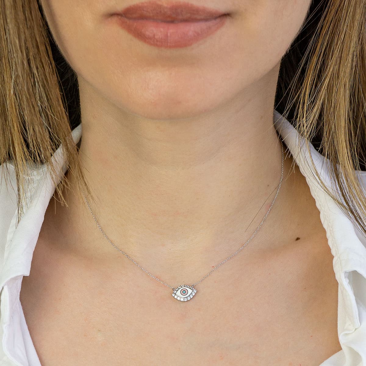 Women's Necklaces Gofas Silver