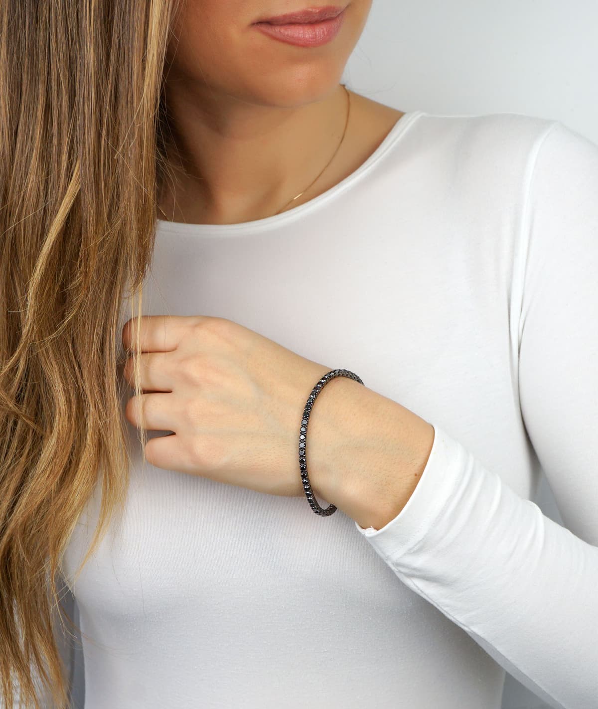 Women's Necklaces Diamond Group Silver