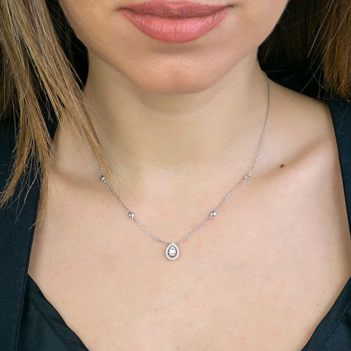 Women's Necklaces Gofas Silver