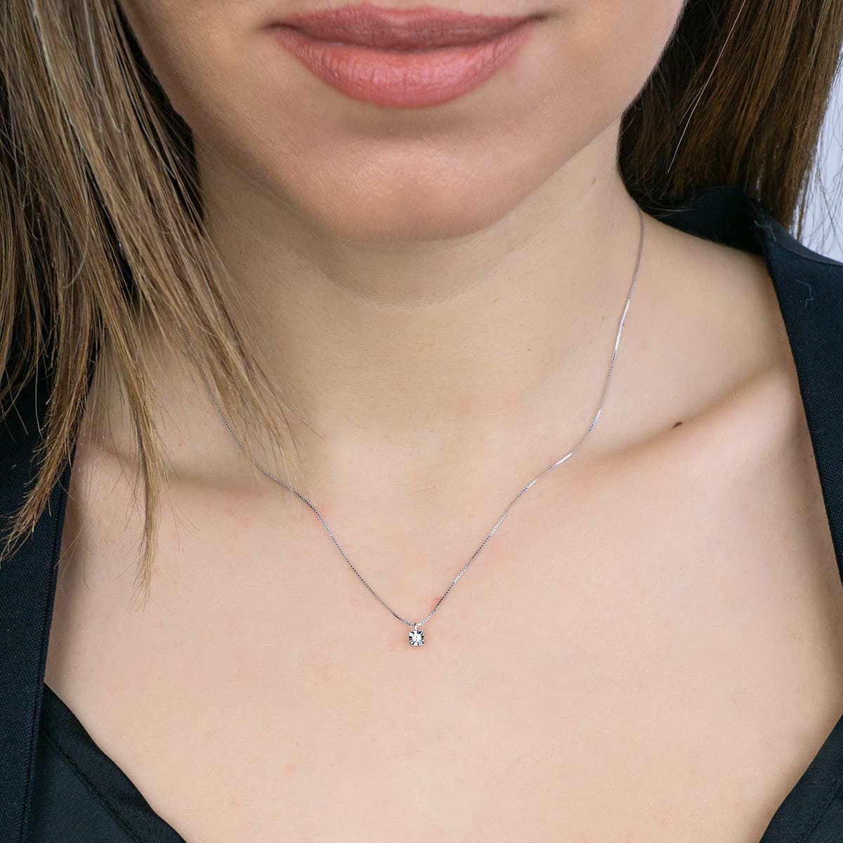 Women's Necklaces Gofas Silver