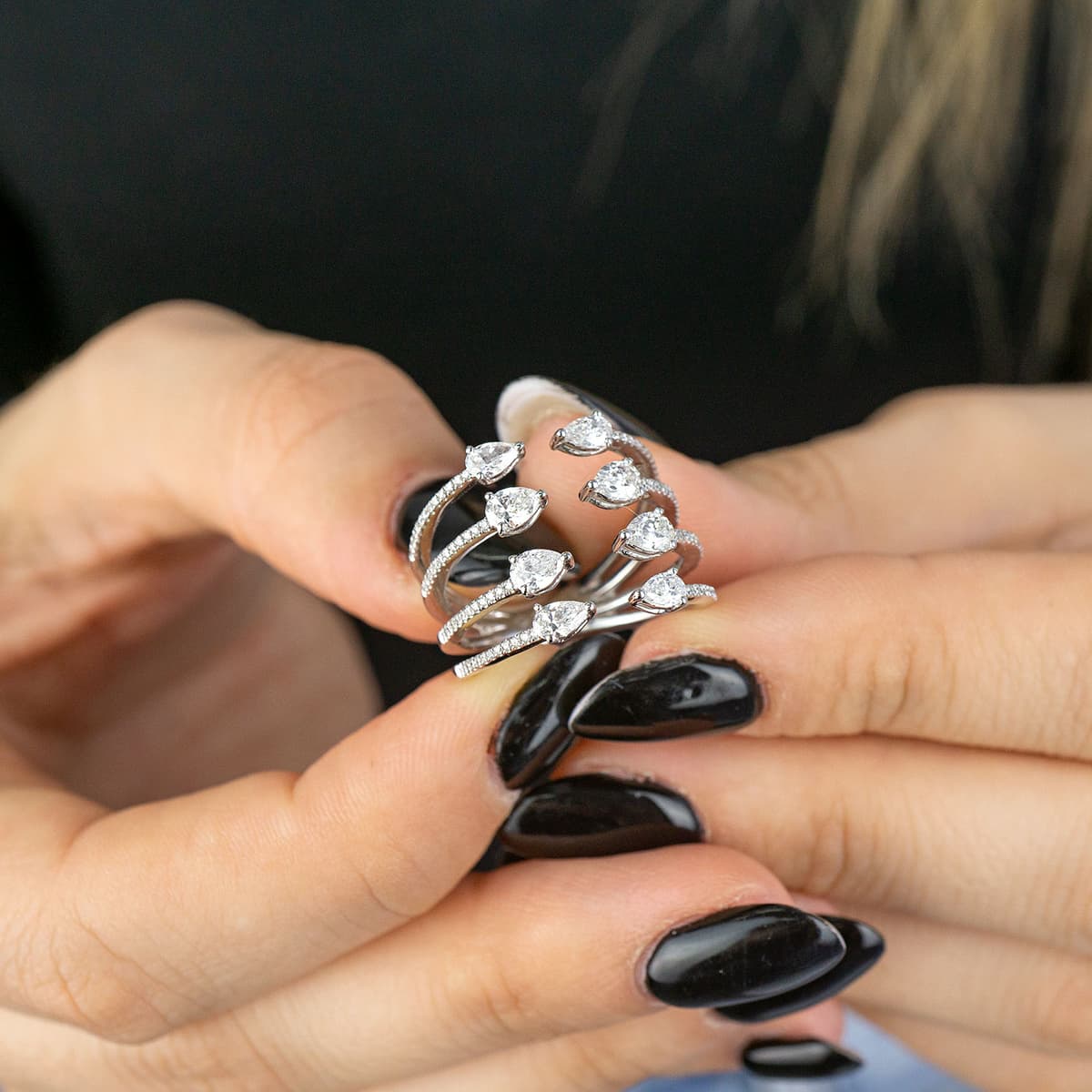 Women's Rings Gofas Silver