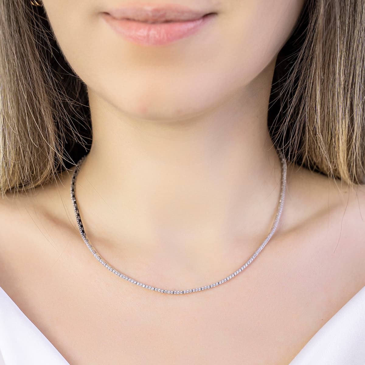 Women's Necklaces Gofas Silver