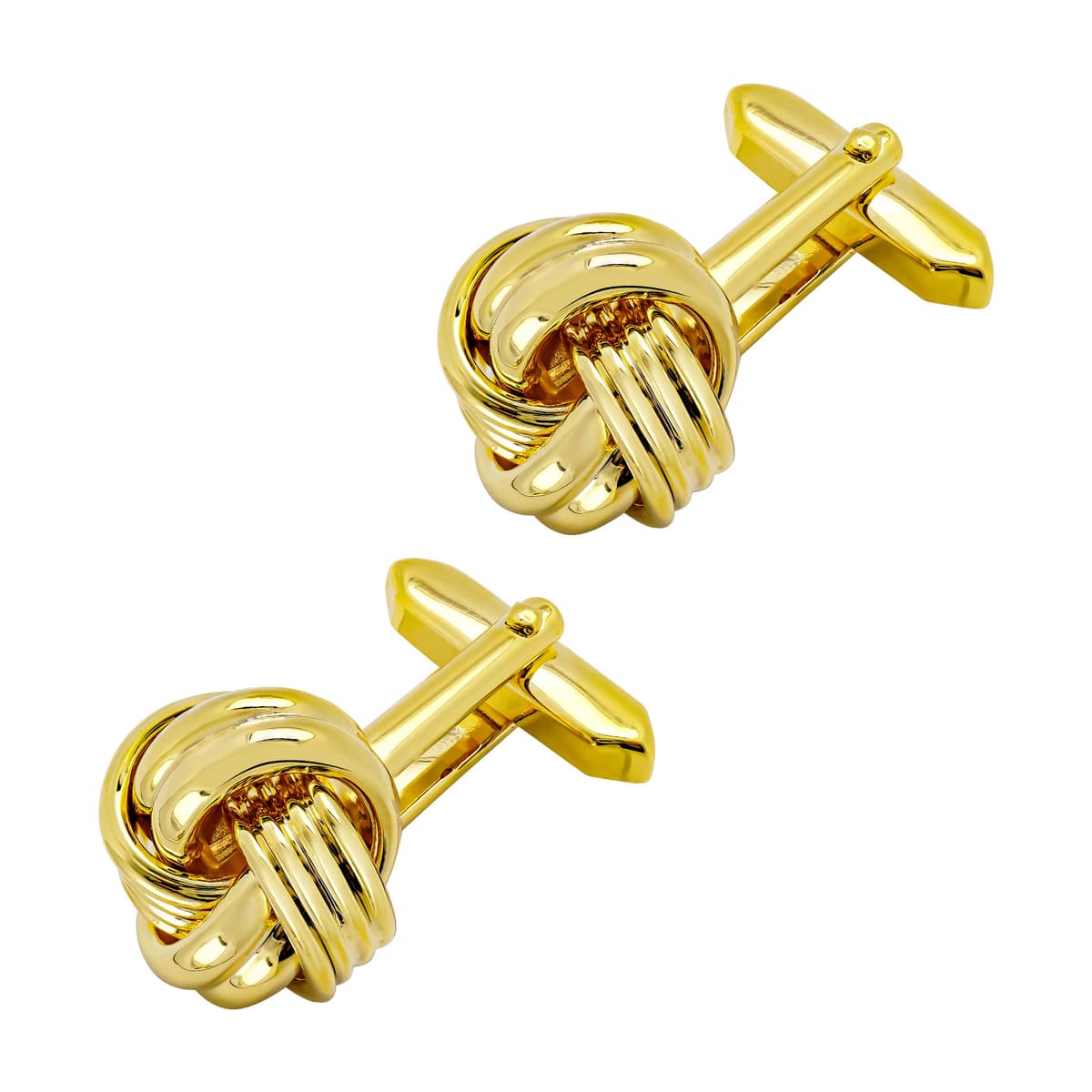 Αscot Μανικετόκουμπα από Επιχρυσωμένο Ατσάλι MANK169