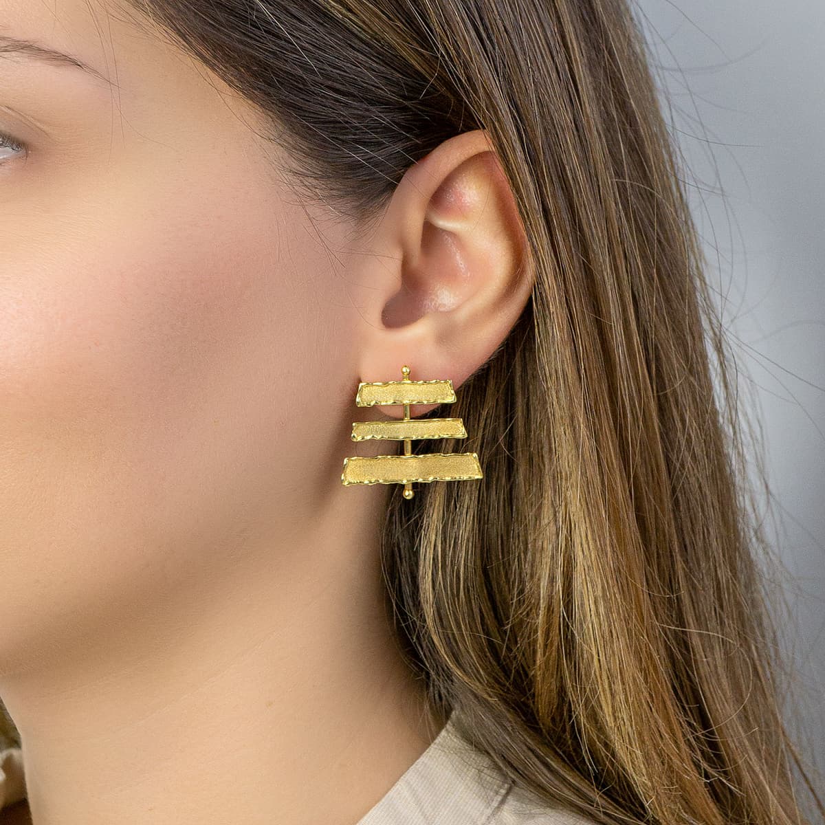 Women's Earrings Gofas Gold