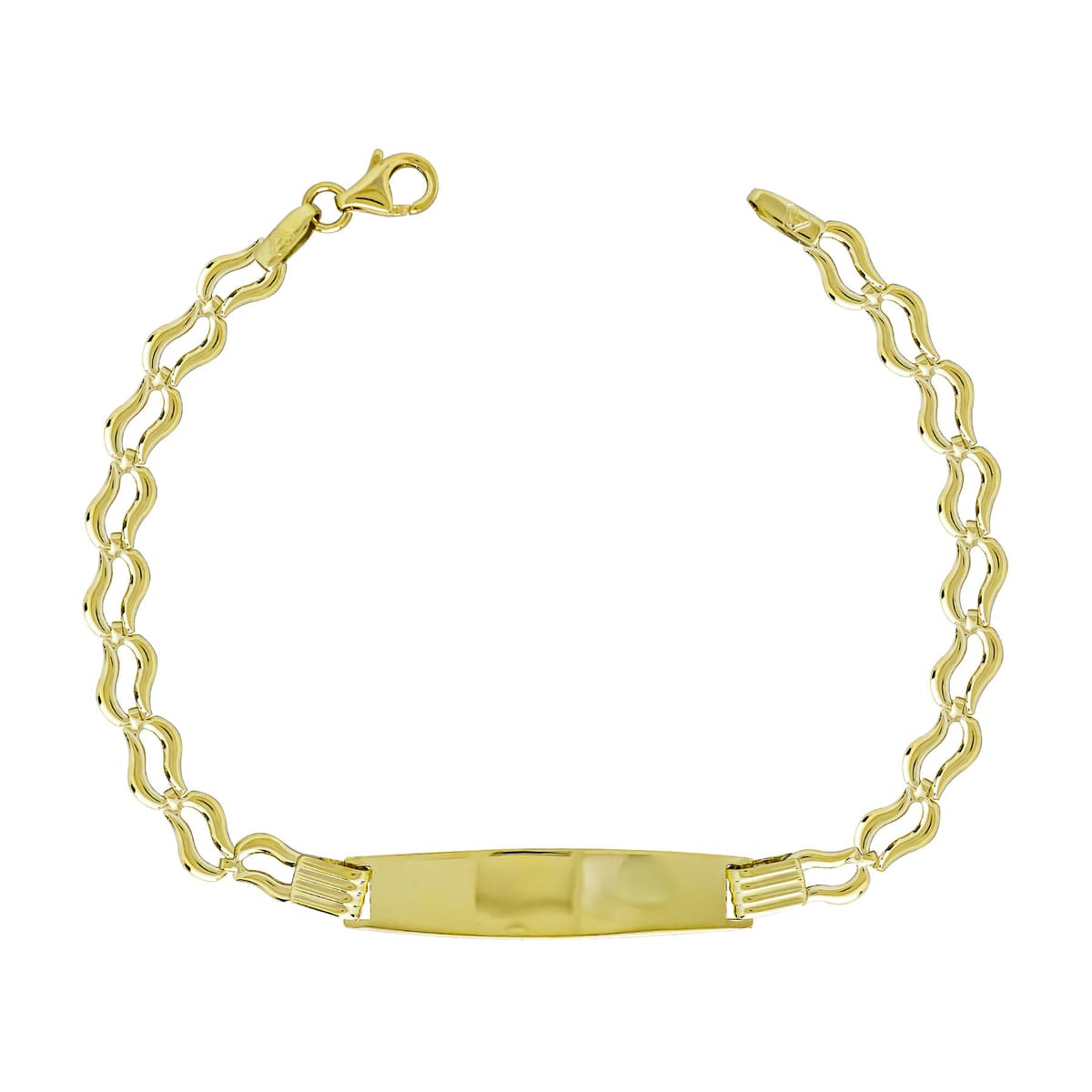 Παιδική Ταυτότητα από Κίτρινο Χρυσό 9 Καρατίων TVR652