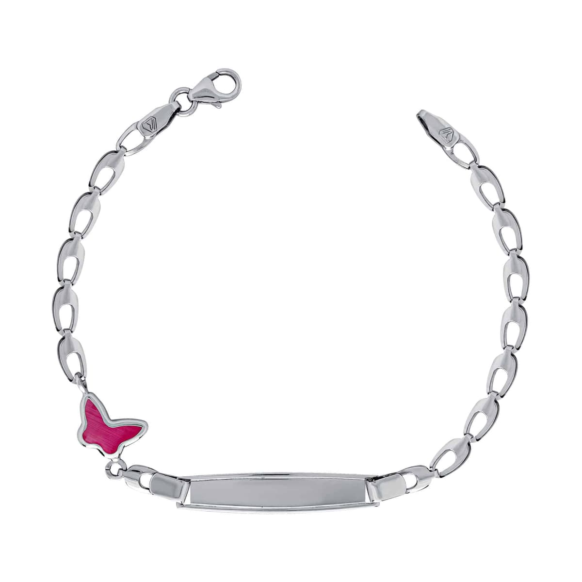 Παιδική Ταυτότητα από Λευκό Χρυσό 9 Καρατίων TVR664