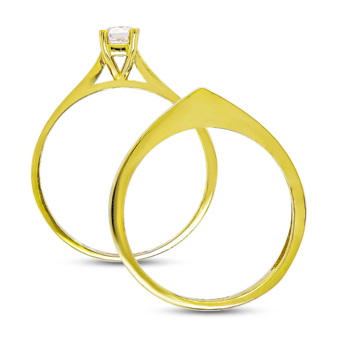 Women's Engagement Rings Gofas Gold