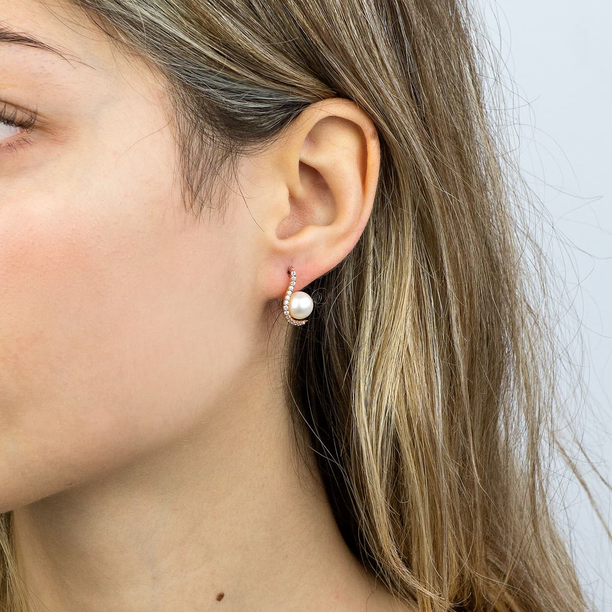 Women's Earrings Gofas Rose Gold