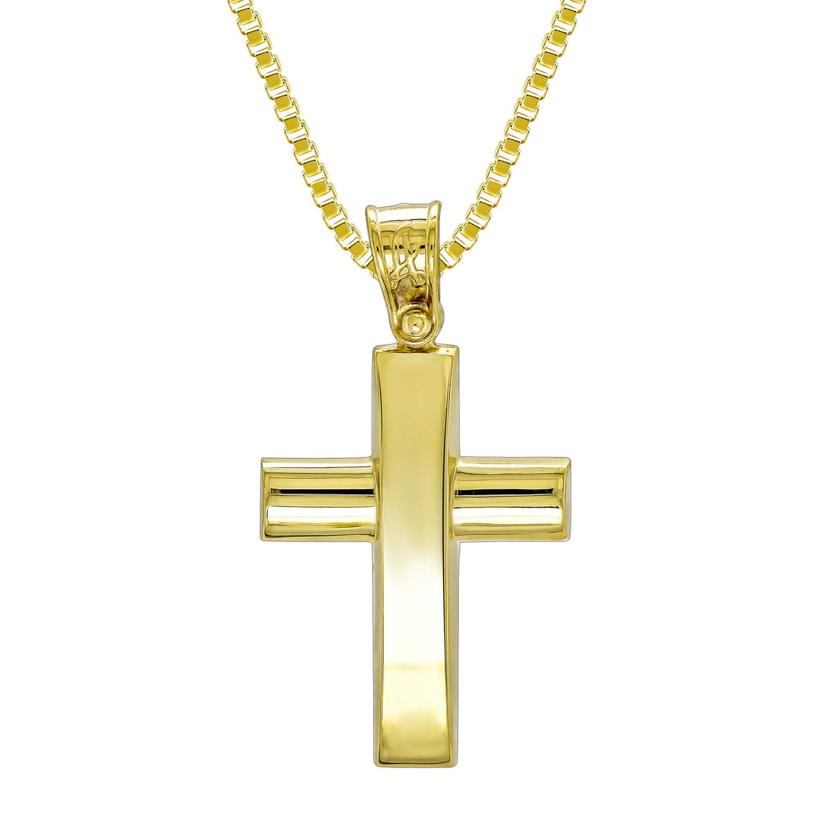 Boys' Baptism Crosses Gofas Gold