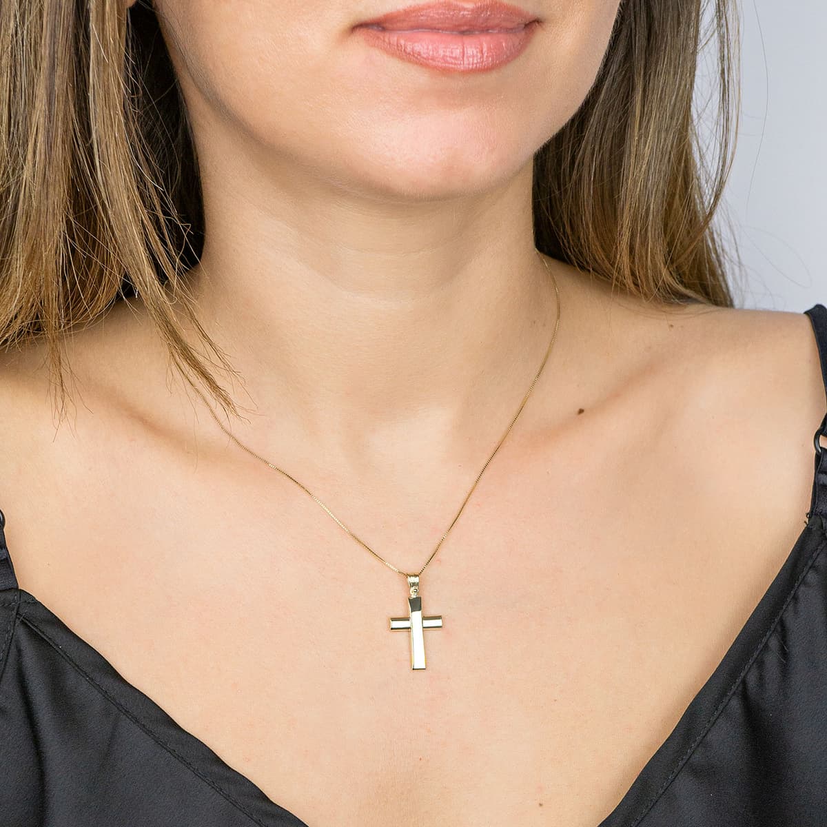 Boys' Baptism Crosses Gofas Gold