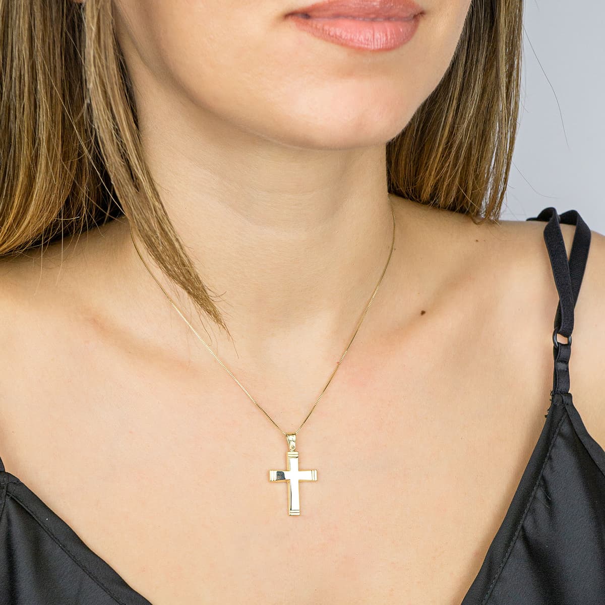 Boys' Baptism Crosses Gofas Gold