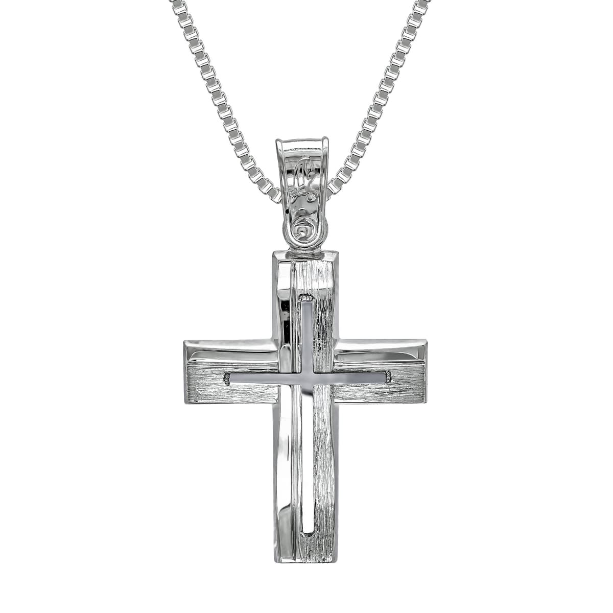 Boys' Baptism Crosses Gofas Silver