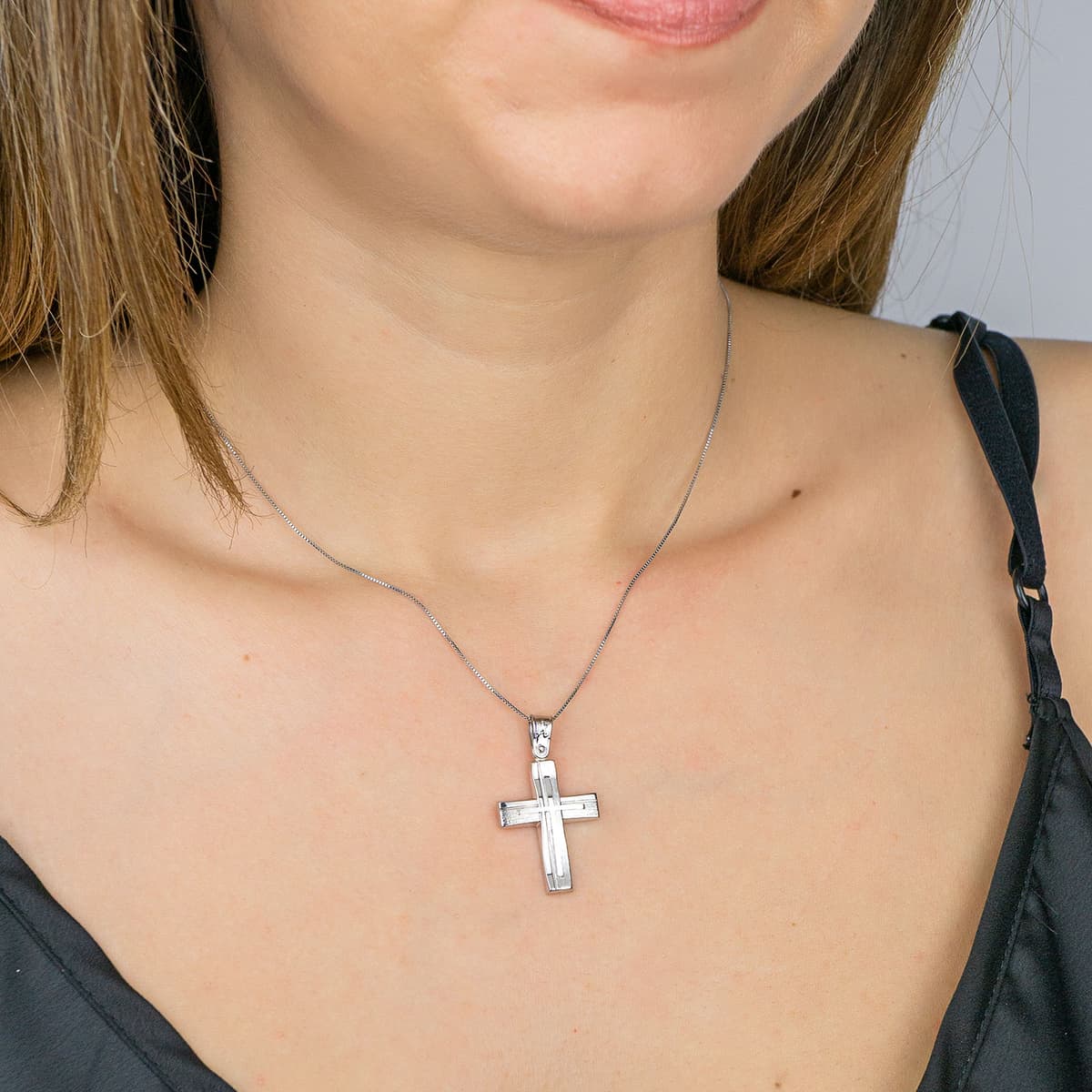 Boys' Baptism Crosses Gofas Silver