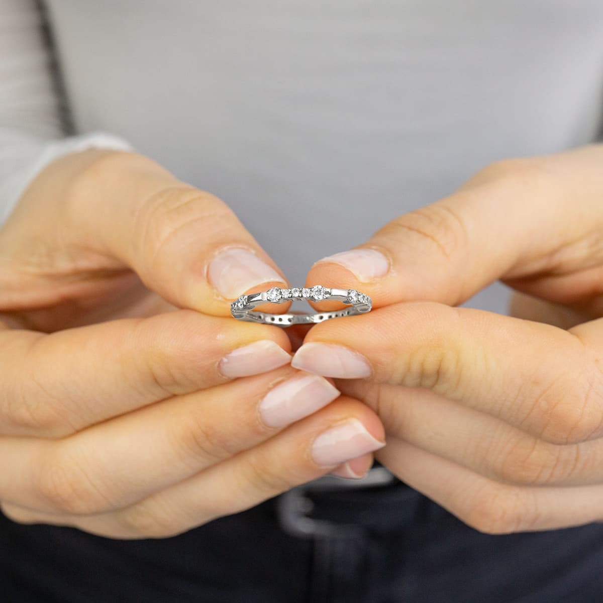 Women's Wedding Bands MASCHIO FEMMINA Silver