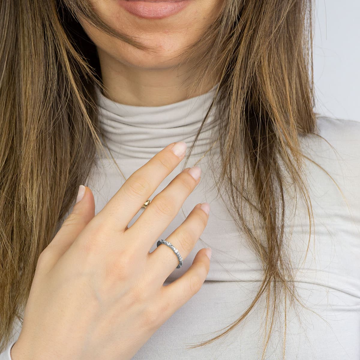 Women's Wedding Bands MASCHIO FEMMINA Silver