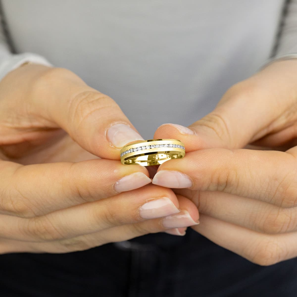 Women's Wedding Bands MASCHIO FEMMINA Gold