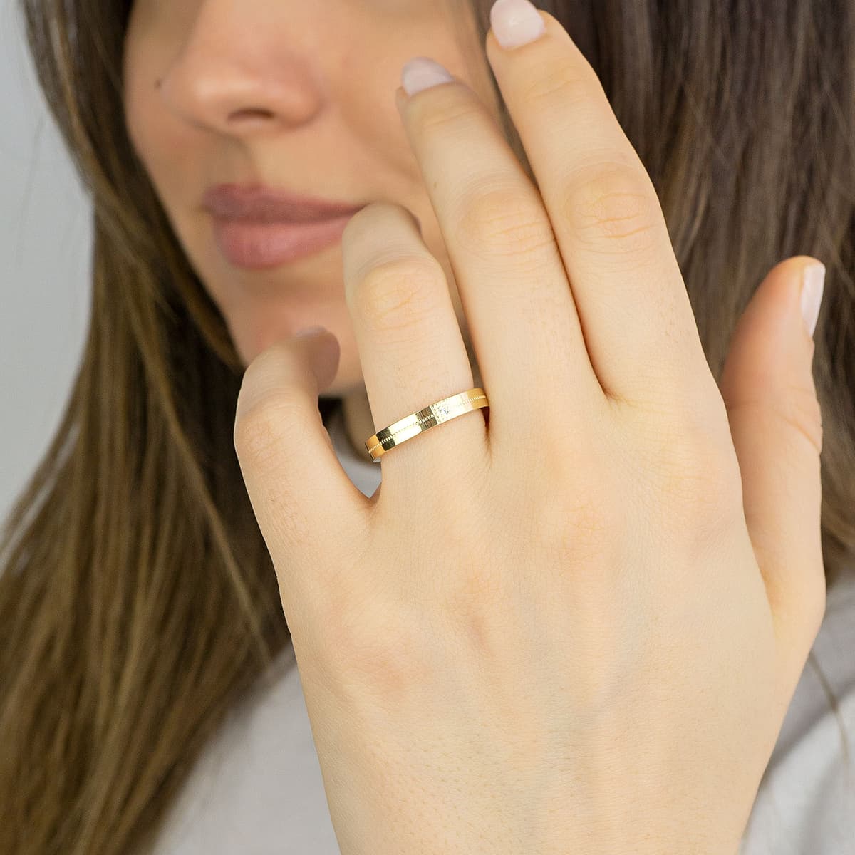 Women's Wedding Bands MASCHIO FEMMINA Gold