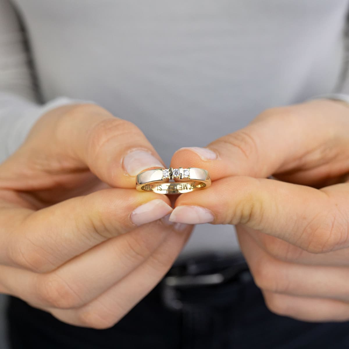 Women's Wedding Bands MASCHIO FEMMINA Gold