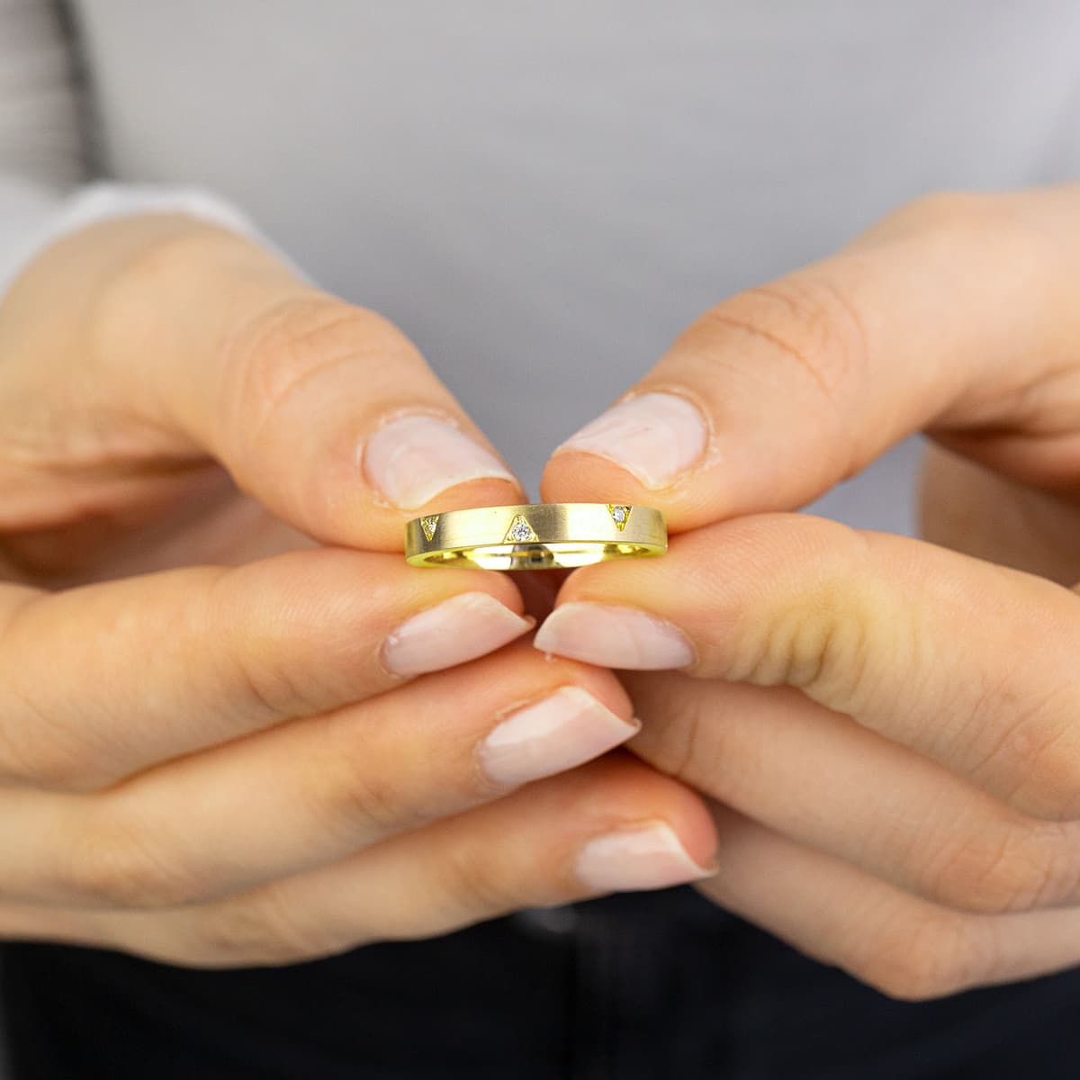 Women's Wedding Bands MASCHIO FEMMINA Gold