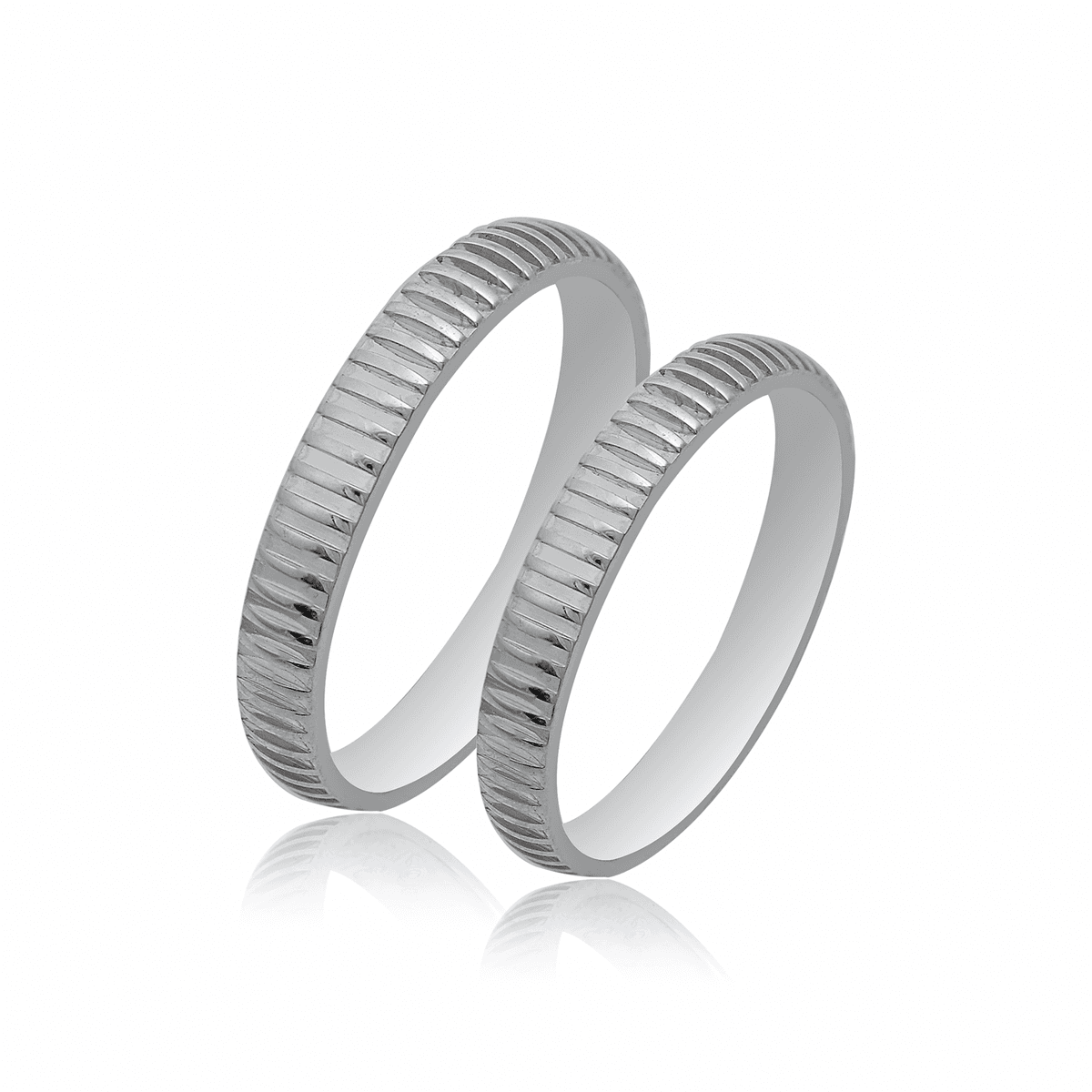 Λευκή Χρυσή Βέρα Γάμου WR517W