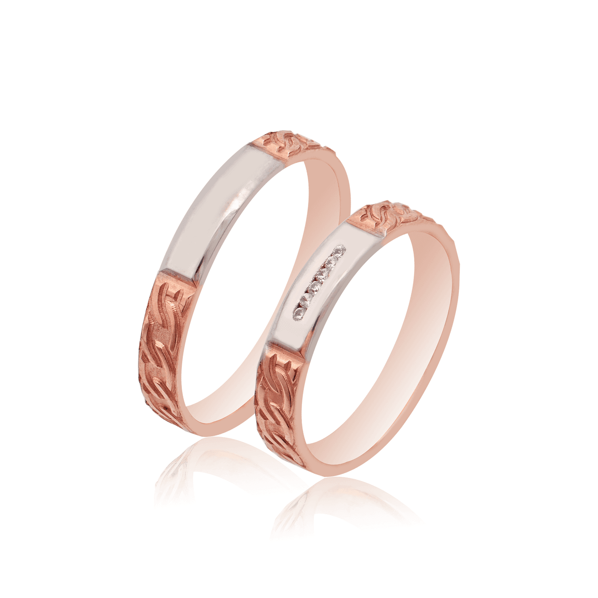 Men's Rings MASCHIO FEMMINA Rose Gold