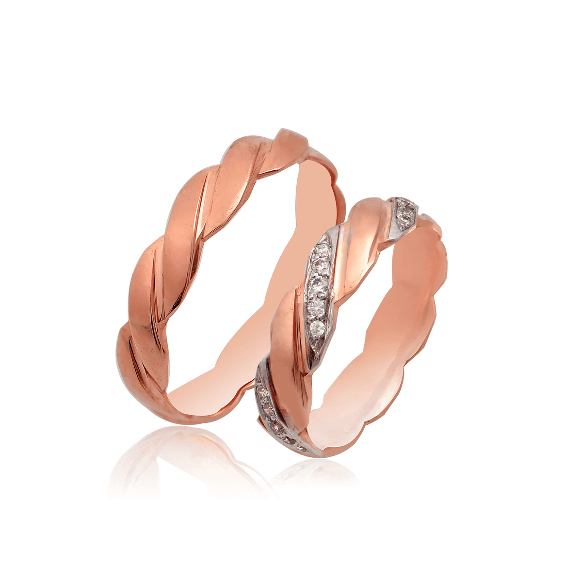 Men's Rings MASCHIO FEMMINA Rose Gold