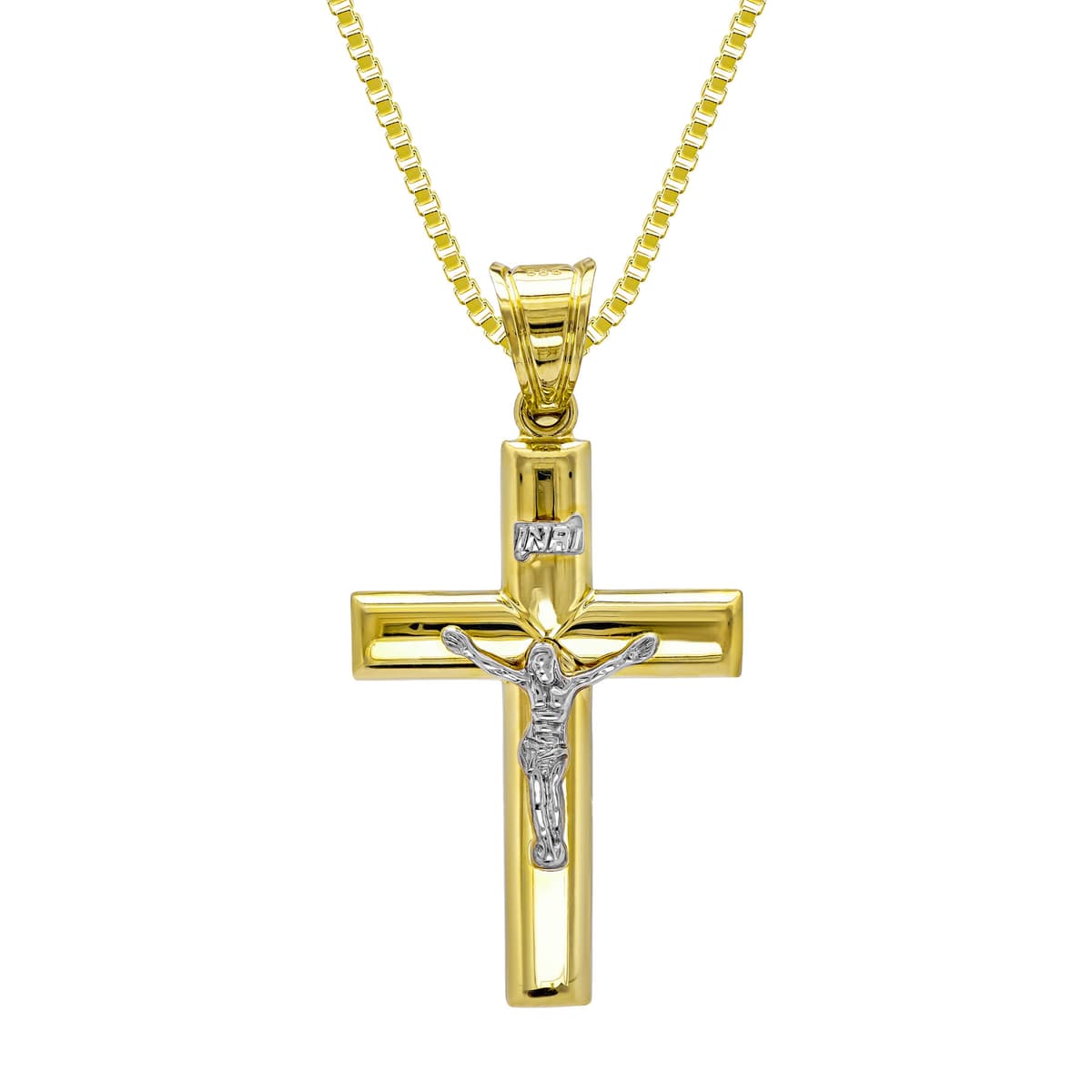 Boys' Baptism Crosses Gofas Gold