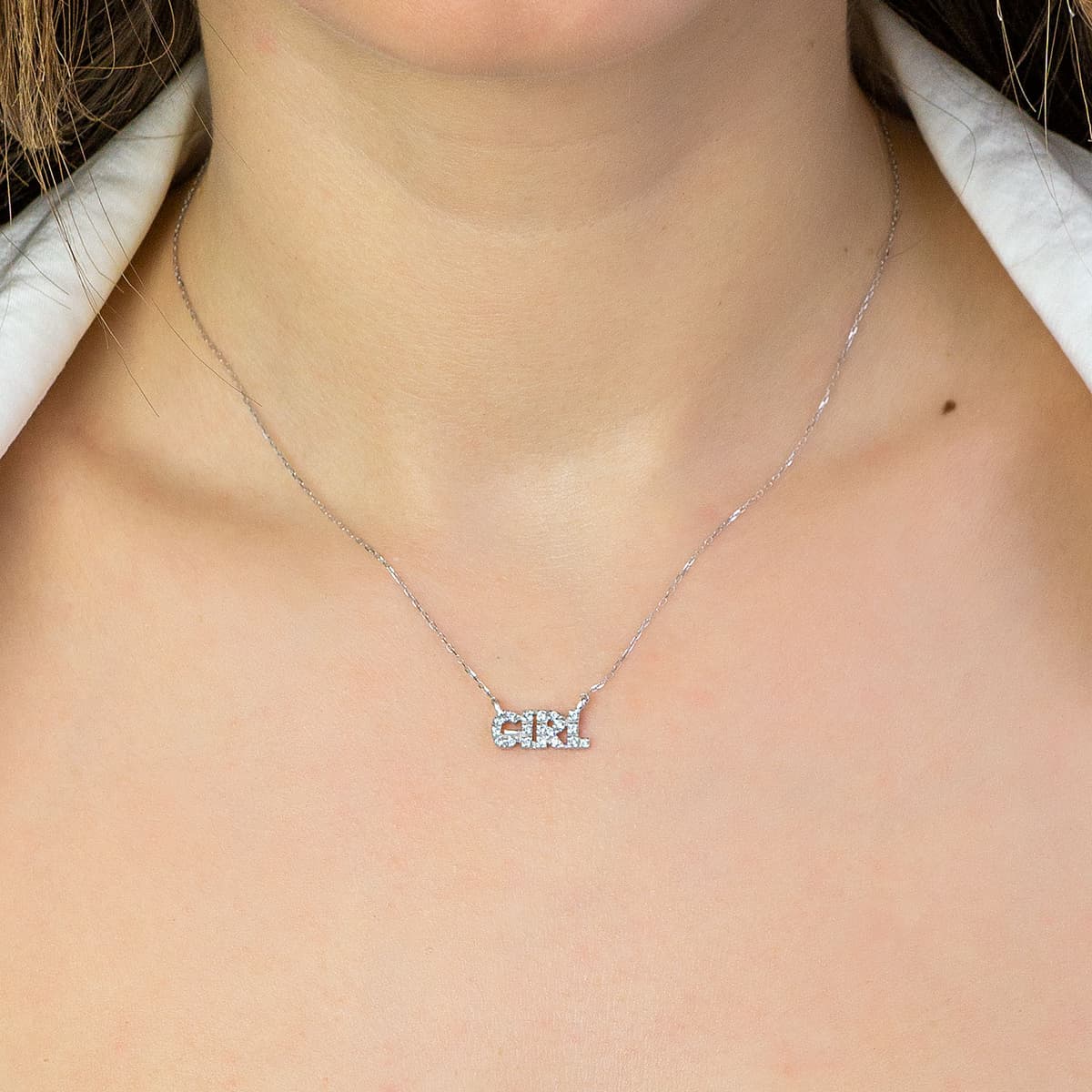 Women's Necklaces Gofas Silver