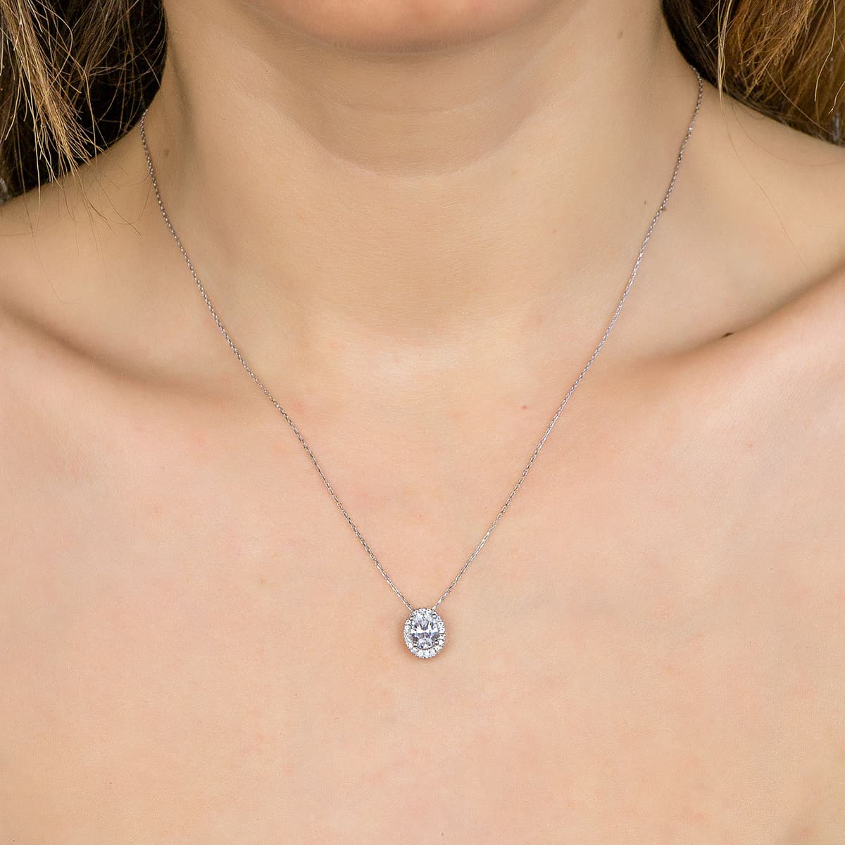 Women's Necklaces Gofas Silver