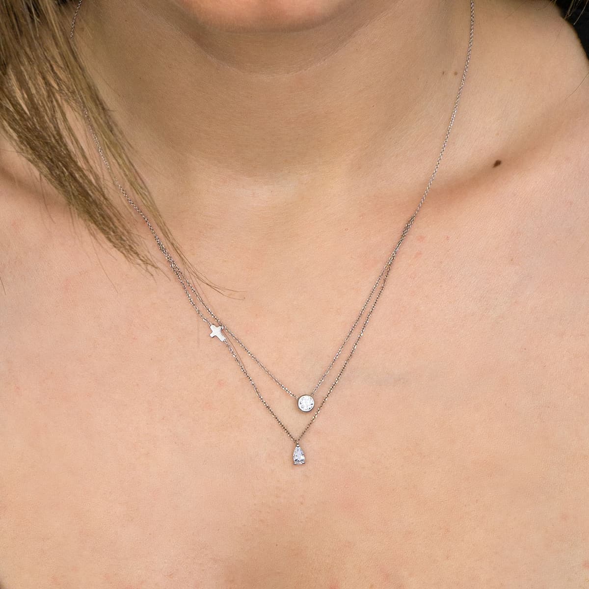 Women's Necklaces Gofas Silver
