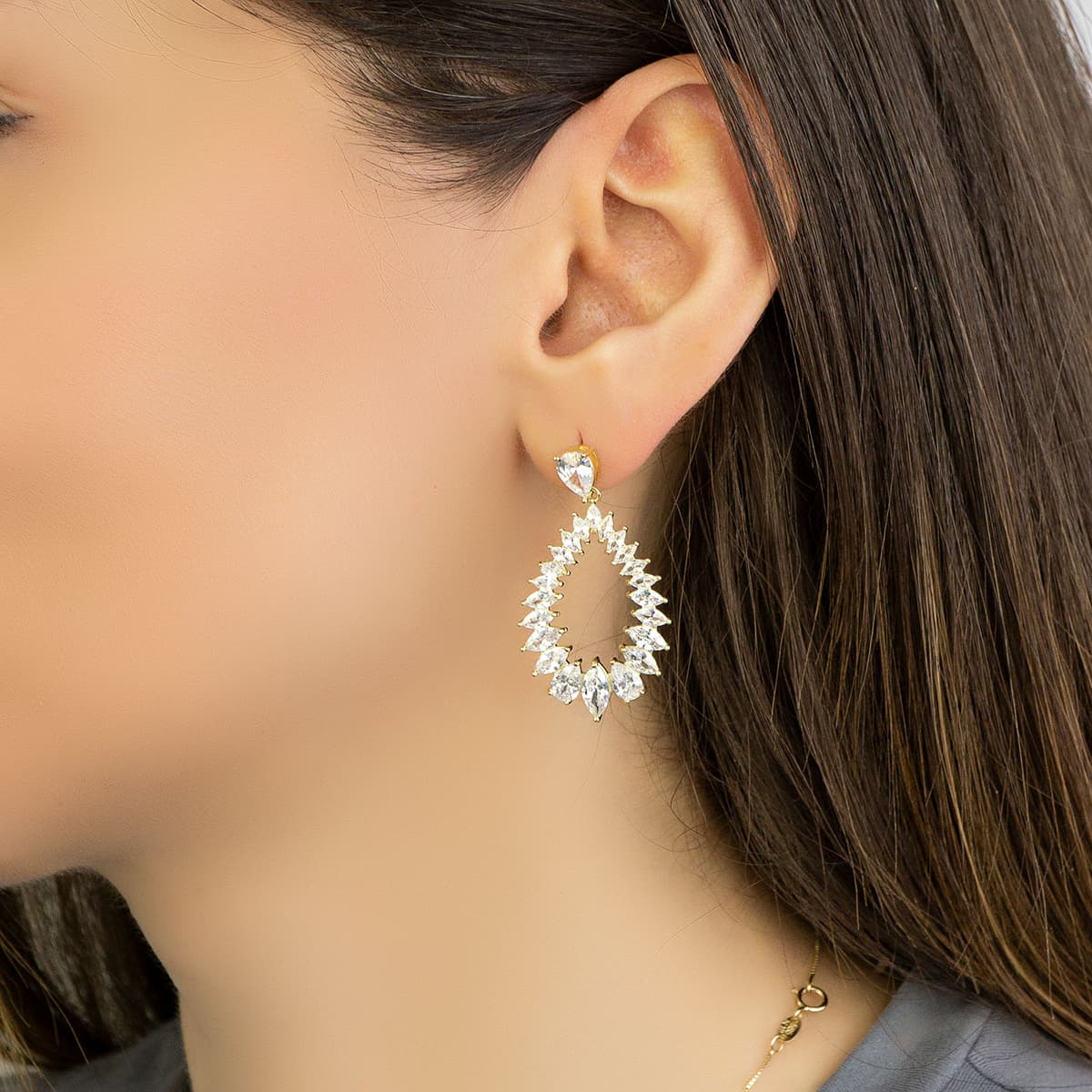 Women's Earrings Gofas Silver