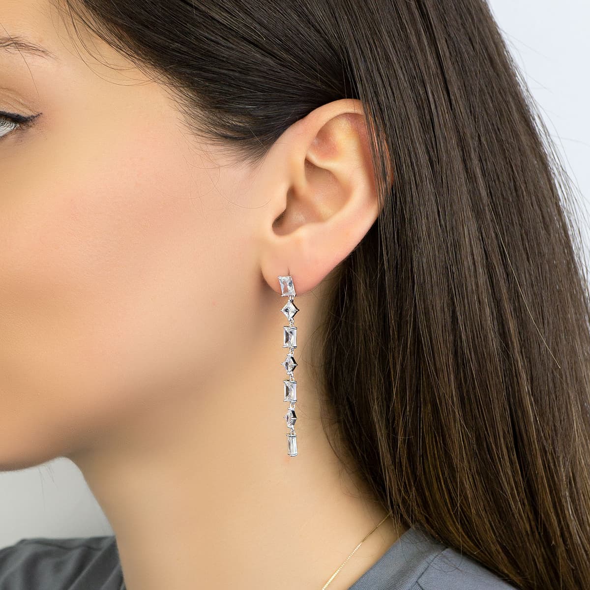 Women's Earrings Gofas Silver